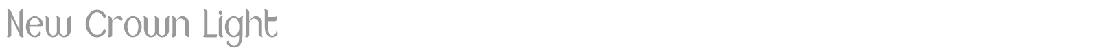 New Crown font preview